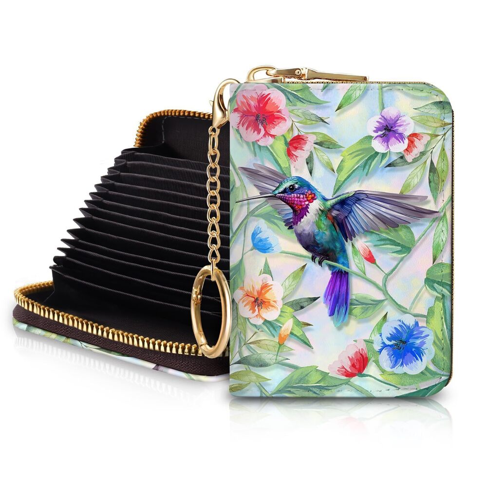 6734 RFID Wallet, Credit Card Holder , Bird Small Wallet with Card Slots